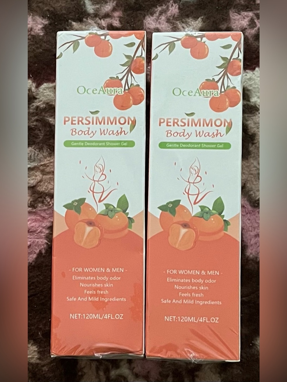 Persimmon Body Wash - Orange Gentle Deodorant Shower Gel